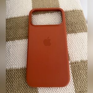 Apple Silicone iPhone Case Terra cotta